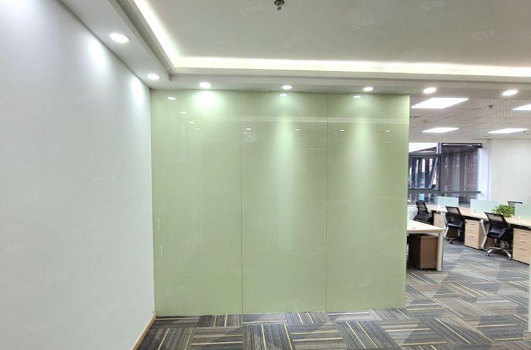 横岗永湖地铁站旁260平精装办公室原房东直租带家具