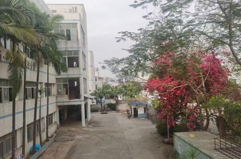 平湖辅城坳工业区独门独院厂房四层楼5600平米招租园区带花园