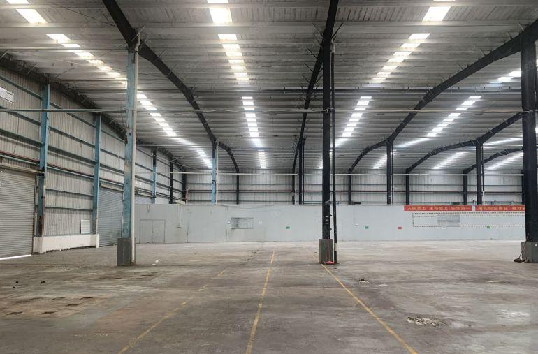 横岗六约5000平独院钢构层高7米28元大小分租