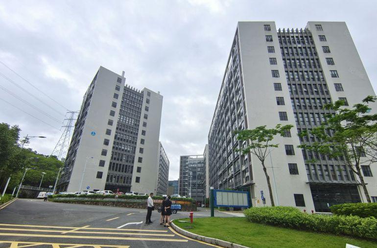 横岗六约大型科技园楼上2000平精装修办公仓库厂房出租可分租