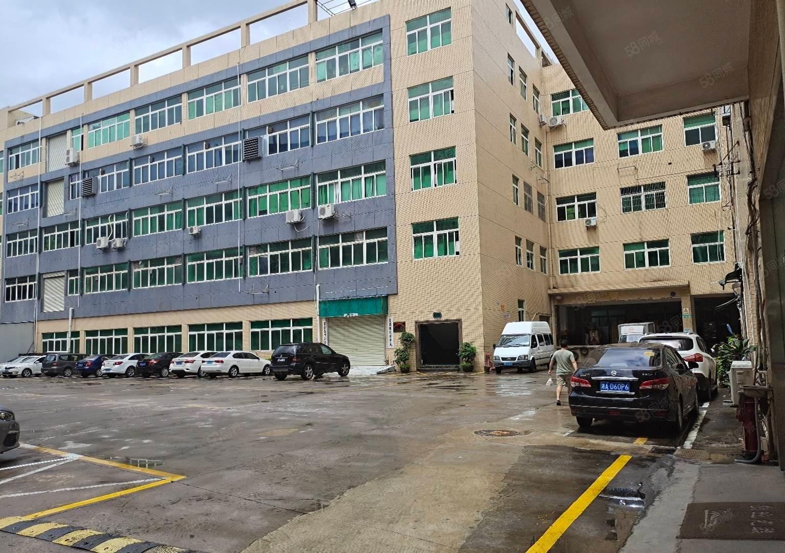 龙岗五联工业区1楼2楼整层1300平带装修厂房仓库出租可分租