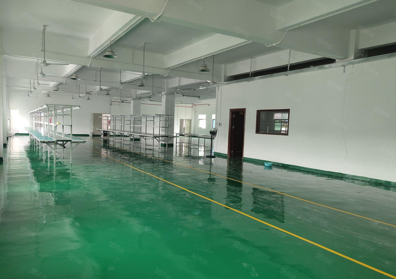 200平起分龙岗爱联嶂背工业区楼上700平精装修出租水电齐全