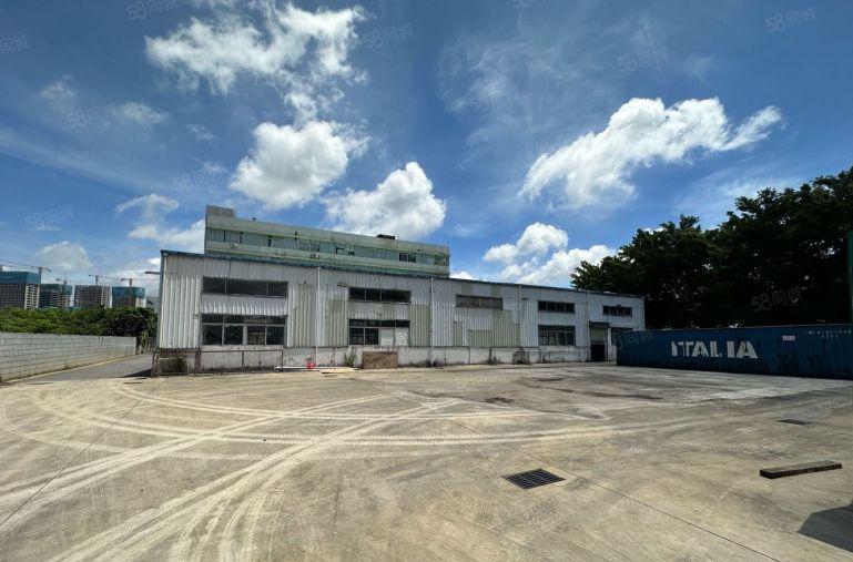 平湖新木工业区原房东1400平钢构厂房仓库出租分租可环评