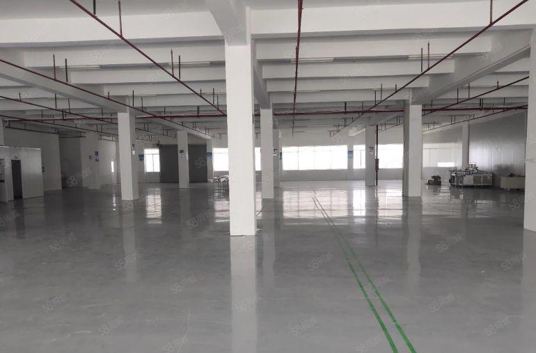 布吉李朗地铁口新出楼上精装修2600平厂房出租可分租带办公室