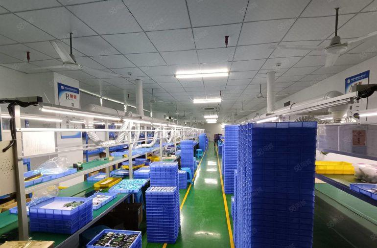 25块起租 布吉红本园区研发办公仓库二楼1200平厂房出租