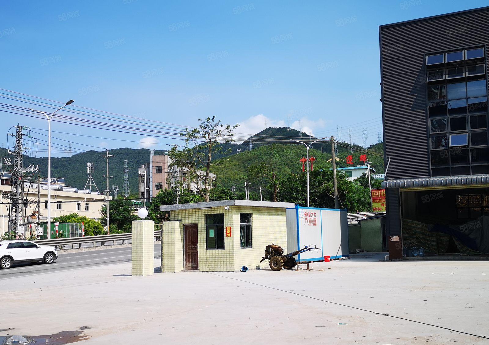 布吉丹竹头主干道旁，大型物流园区钢构1000平带卸货平台厂房