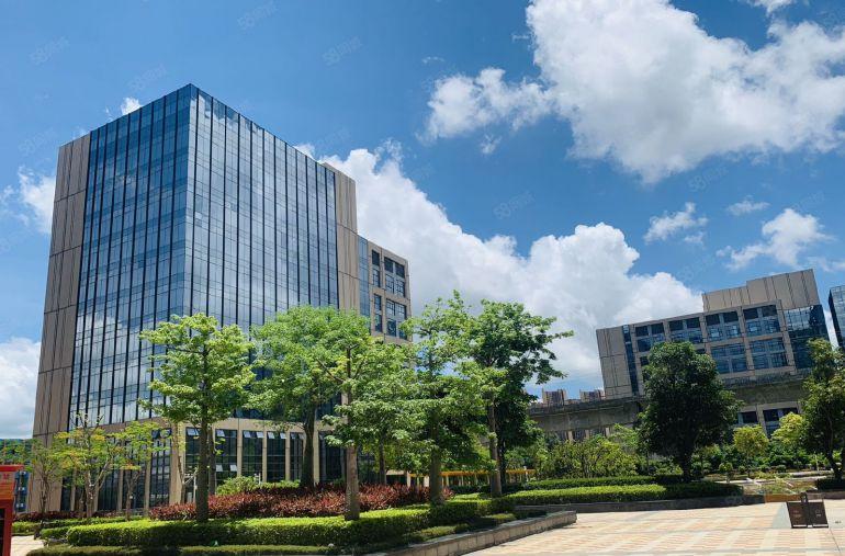 龙岗布吉石芽岭地铁口花园里的甲级写字楼588.9平，商业红本