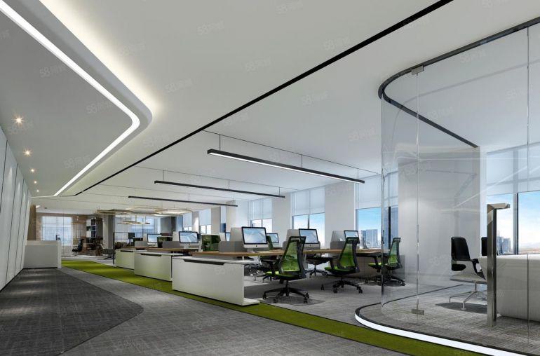 开发商直租！公明大仟里300平精装带办公家具无转让费入住即可