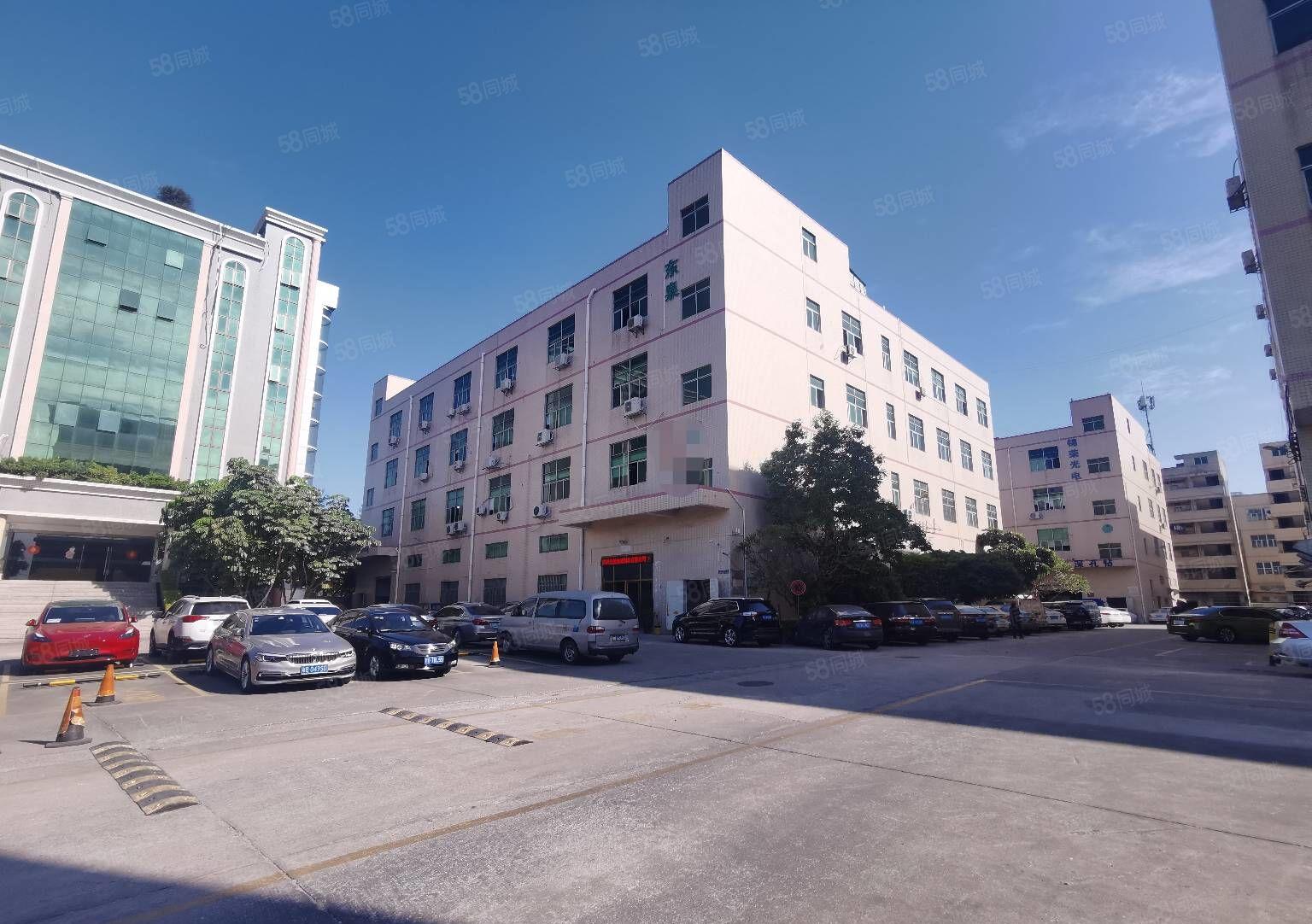 公明新围第四工业区大型园区三楼整层2400平带前台办公室装修