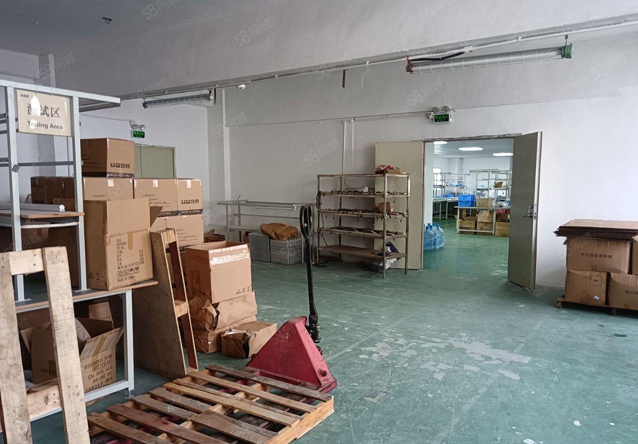 公明长圳新出二楼标准厂房出租800平带装修带吊机口