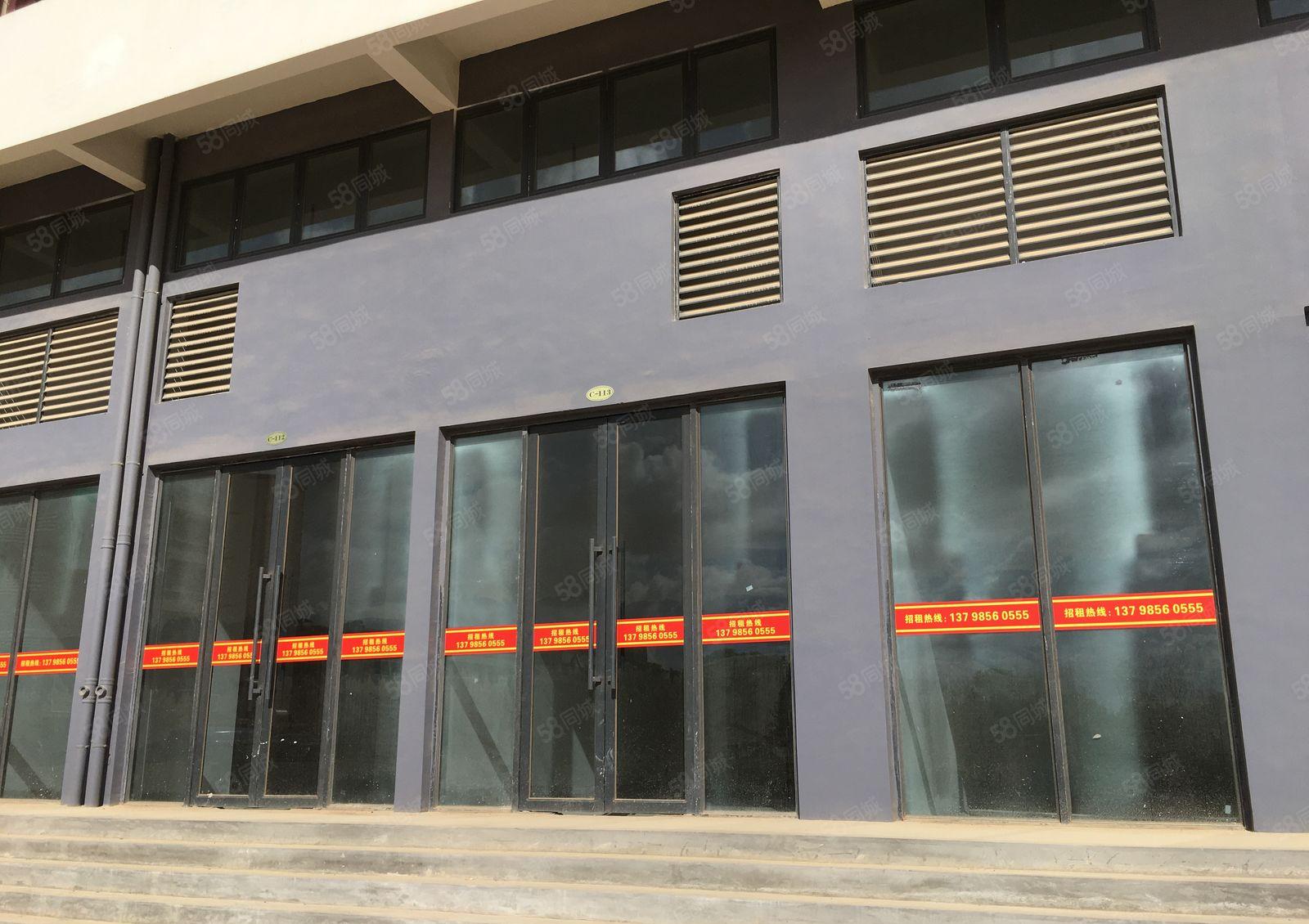 临深圳光明商铺业主出租，黄江临街一楼80平37间全新联排商铺