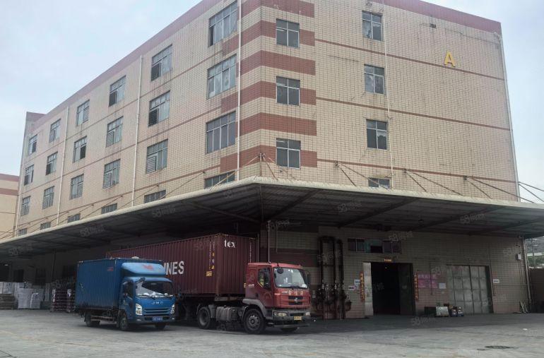 光明独栋厂房14000平一楼高6米带牛角分租空地大近高速口