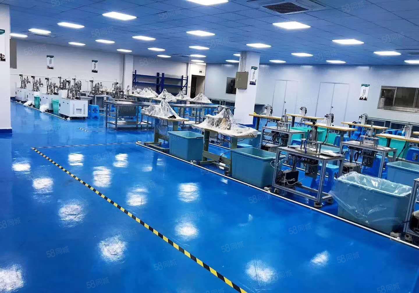 公明原医疗设备厂分租1000平精装厂房，无转让费公明甲子塘