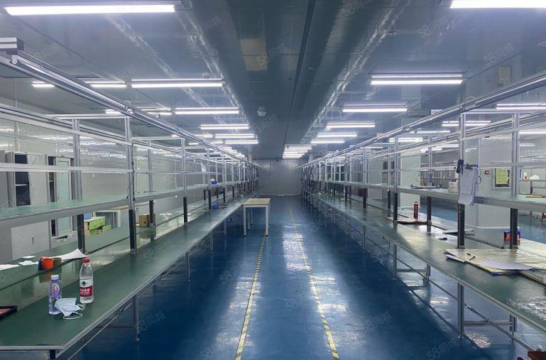 光明公明楼村，整层无尘车间1400平出租，无转让费