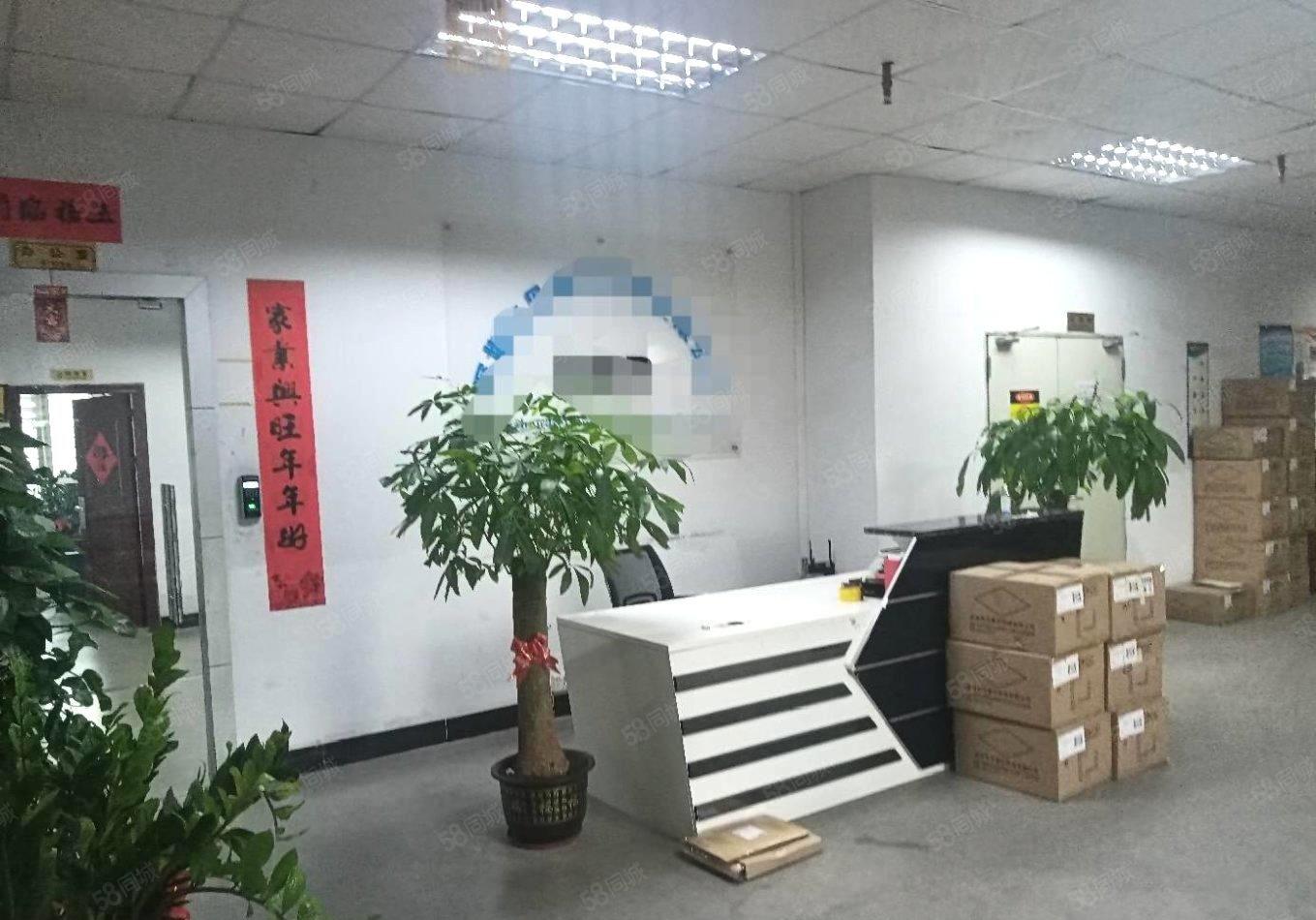 公明马山头靠电子城原房东楼上1500平方米红本精装修厂房出租