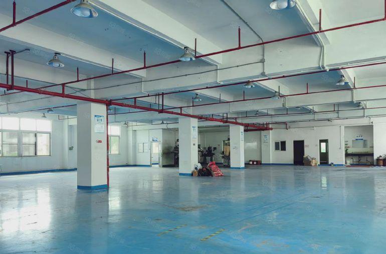 公明根玉路旁实际面积出租（900平重工业厂房，一整层格局好）