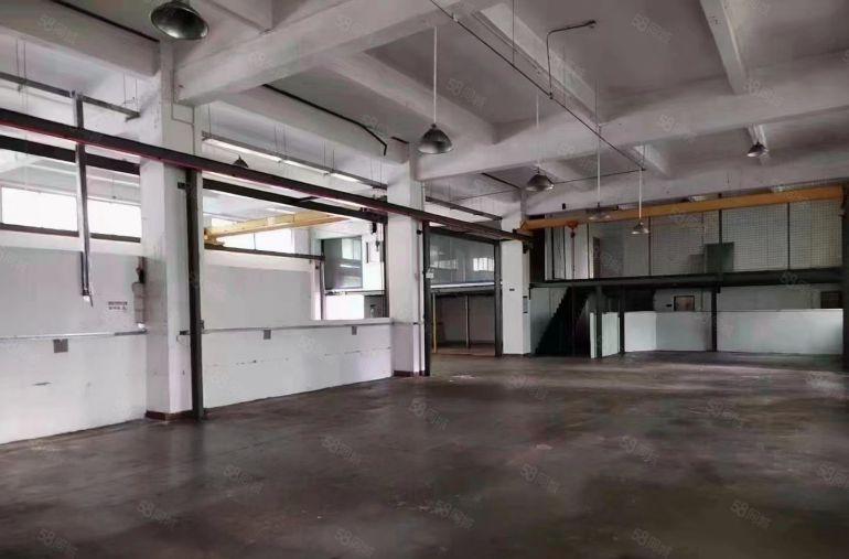 公明西田标准厂房一楼出租1200平高5.5米带行车，园区电改