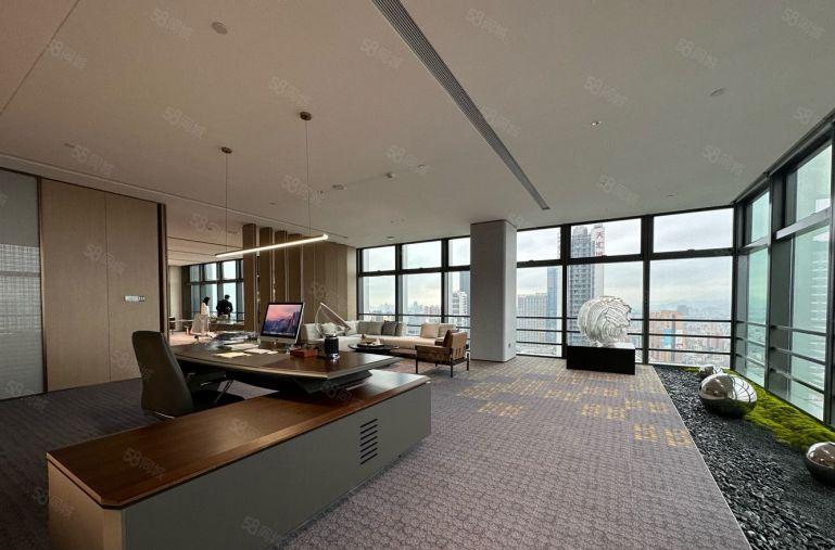 公明广场地铁口地标写字楼  200平精装4加1格局 招商直租