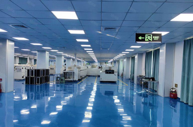 坪山大工业区原房东红本2楼1200平方精装修办公室厂房可分租