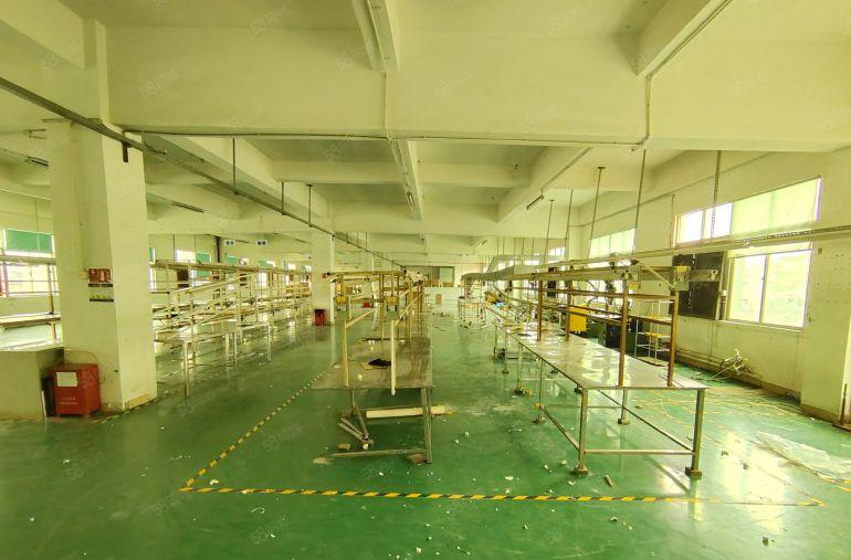 5百平起分租龙岗坪山工业园楼上2千平厂房仓库出租空地大形象好