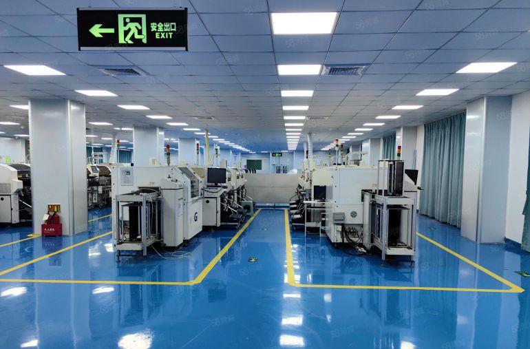 坪山大工业区原房东红本2楼1200平方精装修办公室厂房可分租