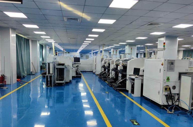 坪山大工业区原房东红本2楼1200平方精装修办公室厂房可分租