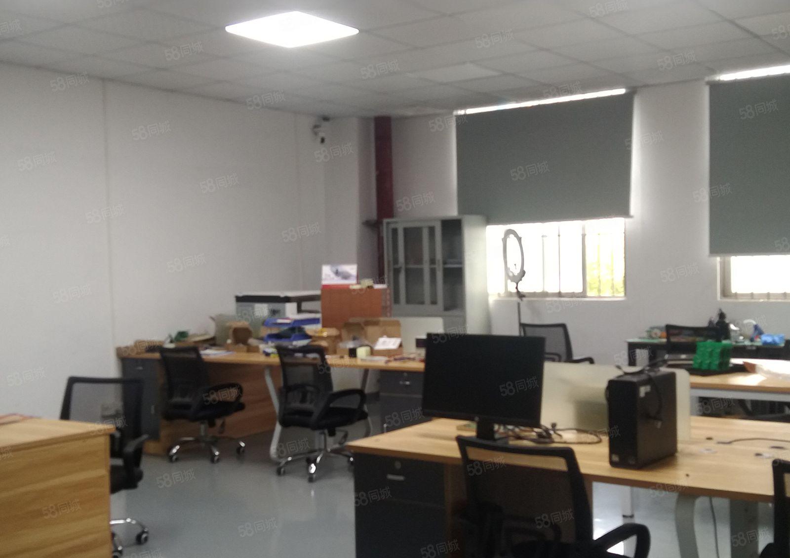 秒租，原房东西丽百旺工业区楼上450平方精装修厂房出租，拎包