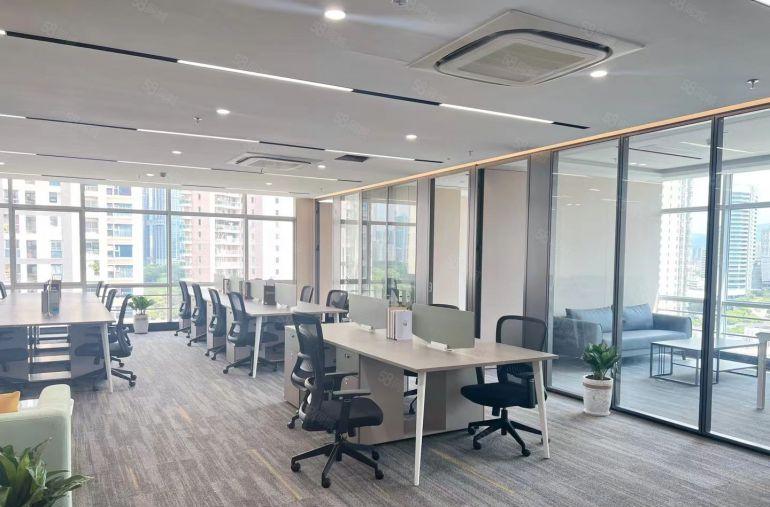 福田车工庙地铁口物业350平米精装修出租户型方正使用即租即用