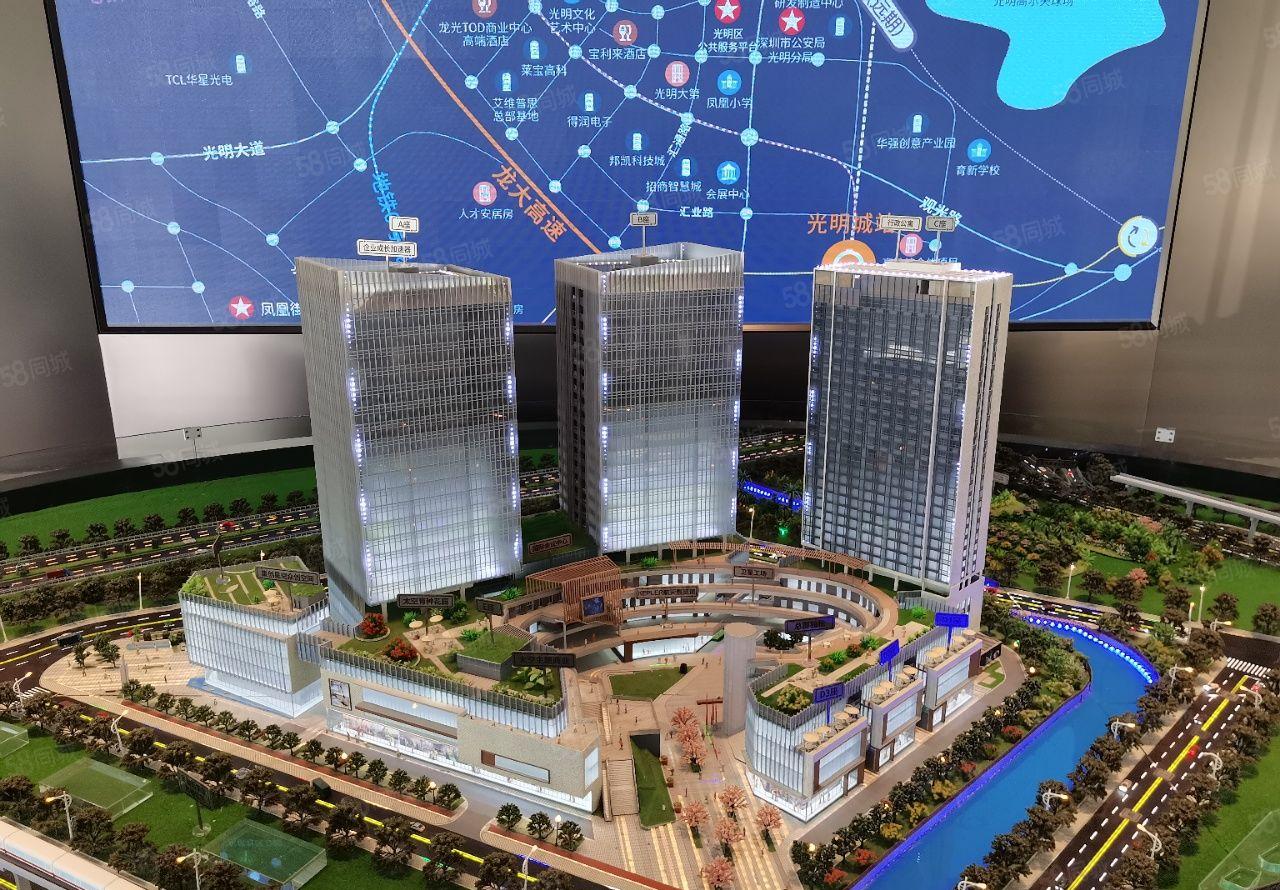 光明地铁口高新园区政府补贴厂房出租300平起分租，配套齐全。