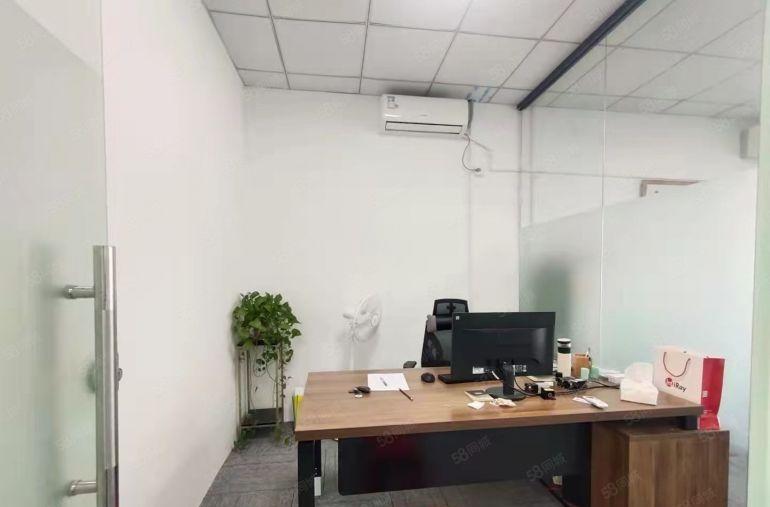 西乡鹤州，恒丰大型工业园楼上650平带现成装修厂房，拎包生产