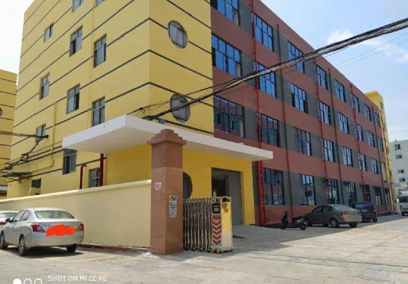 沙井107国道旁工业园独院独栋厂房5400平不分租，精装修