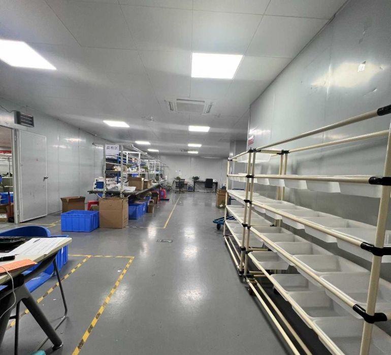 观澜精装厂房出租带流水线设备能仓储发货（可整可分）