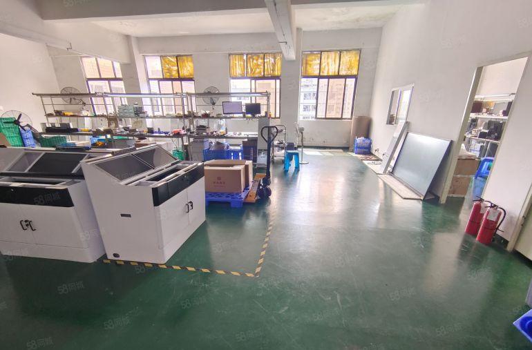 福田八卦岭新出楼上带精装修1000平厂房仓库出租价格好谈