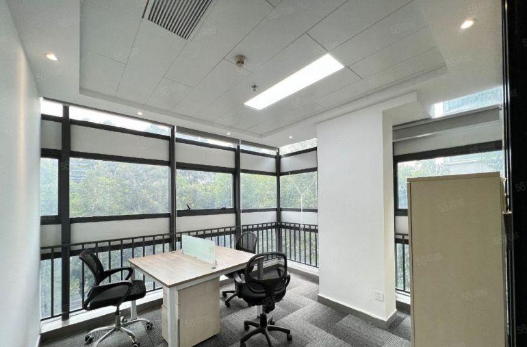 一手直租红本南山科技园办公室460平带家具双面采光仅需38起