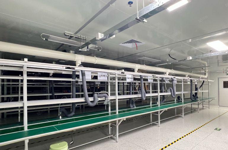 西丽白芒高速口3000平精装修电子无尘车间仓库厂房出租可分租