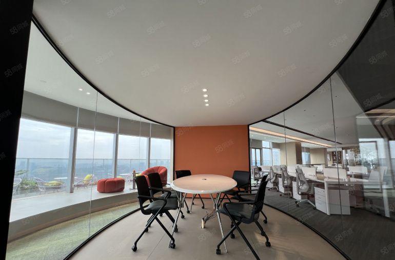 福田大中华国际金融中心写字楼带豪华装修2000平方办公室出租